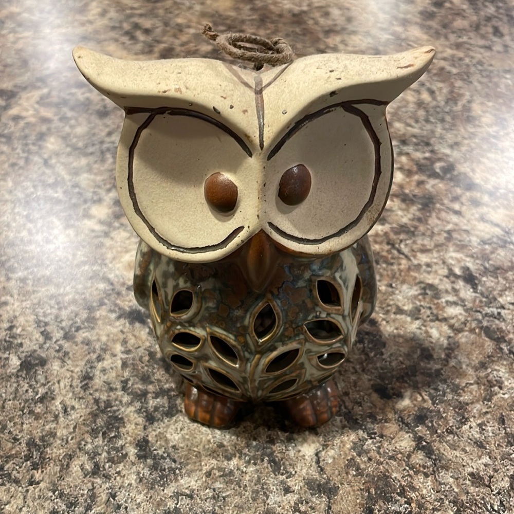 Ceramic Potpourri Owl